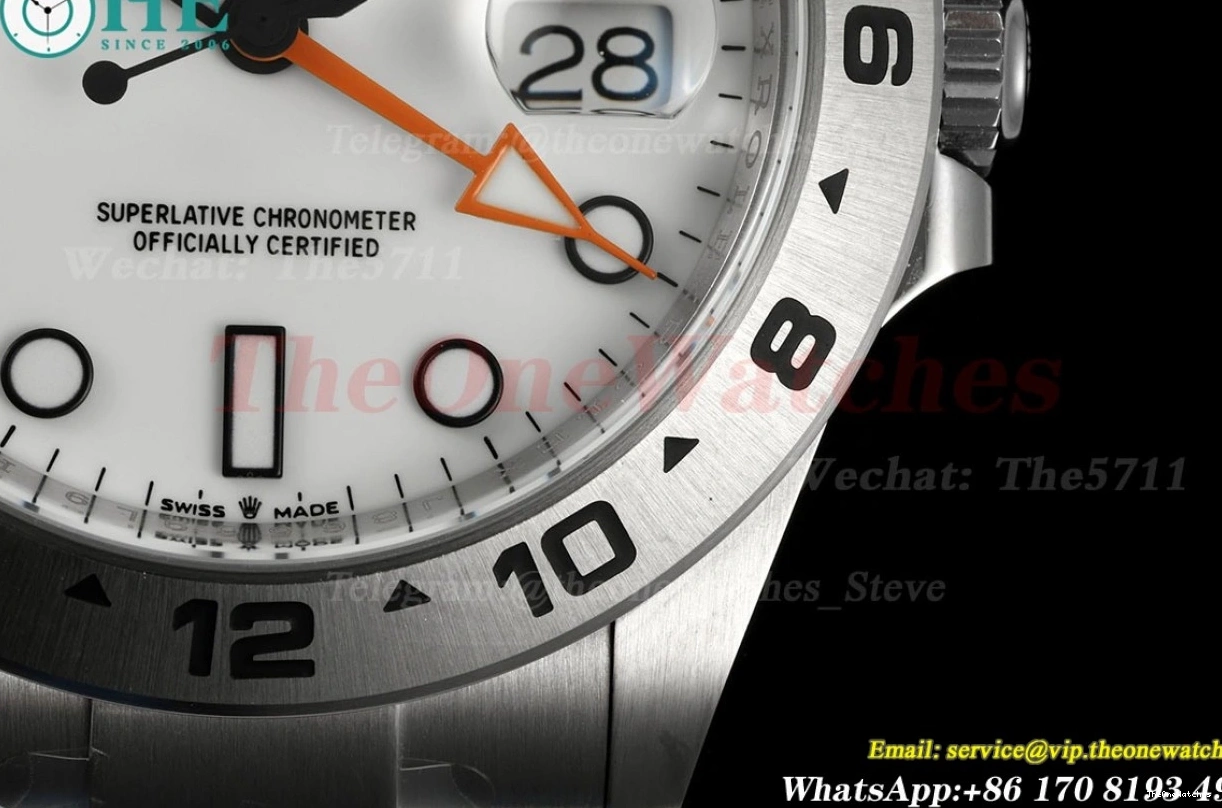 Clean Explorer DD3285 Clone II White SS Dial 226570 SS 42mm Super 1227